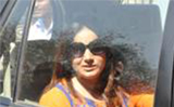 Pooja Gandhi’s car hits woman